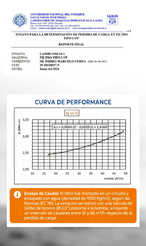 ensayo de caudal celular